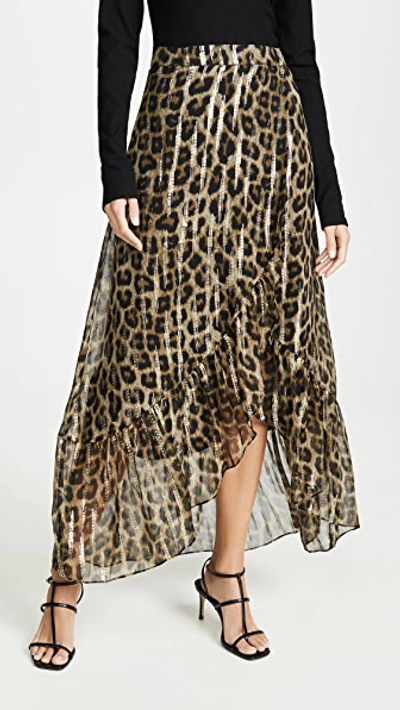 Shop Ba&sh Jalvi Leopard Skirt In Multi