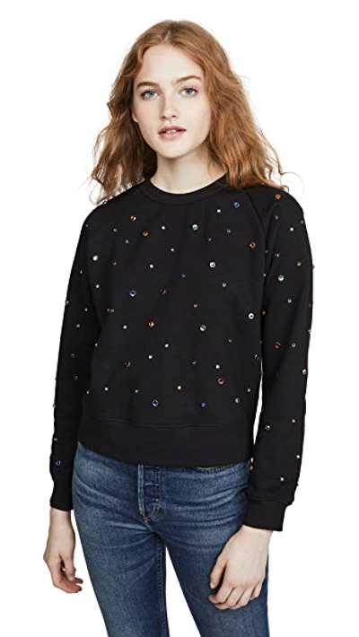 Rainbow Rhinestone Sweatshirt