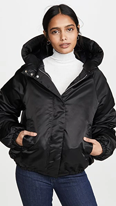 Shop J Brand Bora Puffer Jacket In Black
