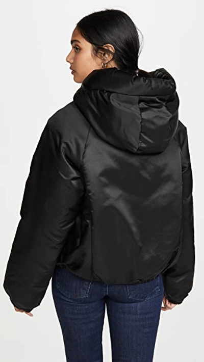 Shop J Brand Bora Puffer Jacket In Black