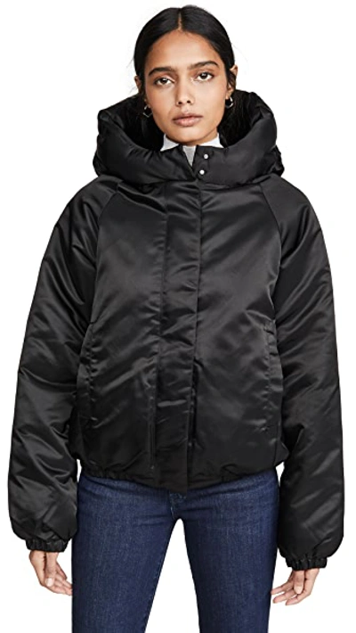 Shop J Brand Bora Puffer Jacket In Black