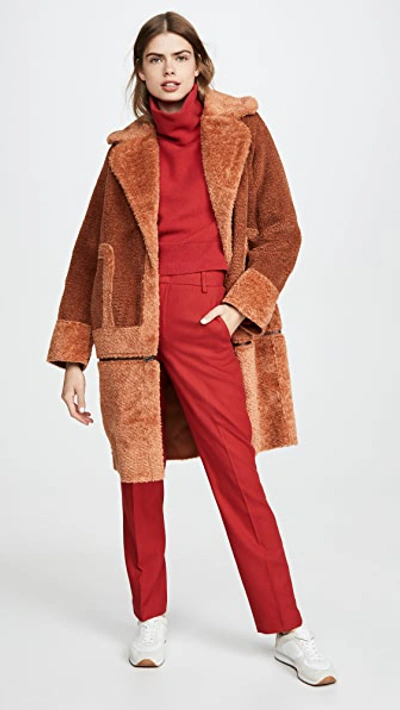 Shop C/meo Collective Love For Me Coat In Rust