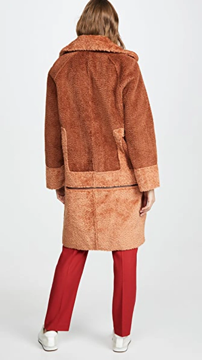 Shop C/meo Collective Love For Me Coat In Rust