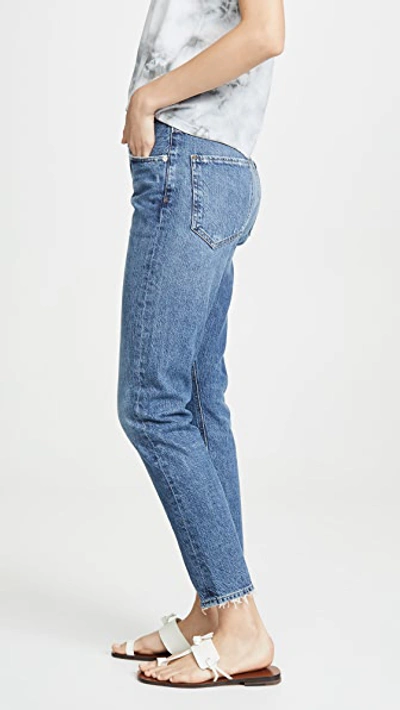 Shop Agolde Jamie High Rise Classic Jeans In Blithe