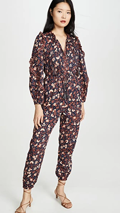 Shop Ulla Johnson Delphine Jumpsuit In Midnight