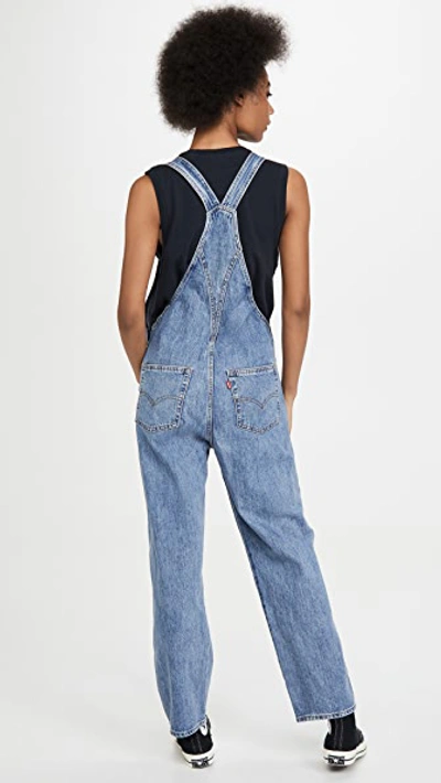 Shop Levi's Vintage Overalls In Dead Stone