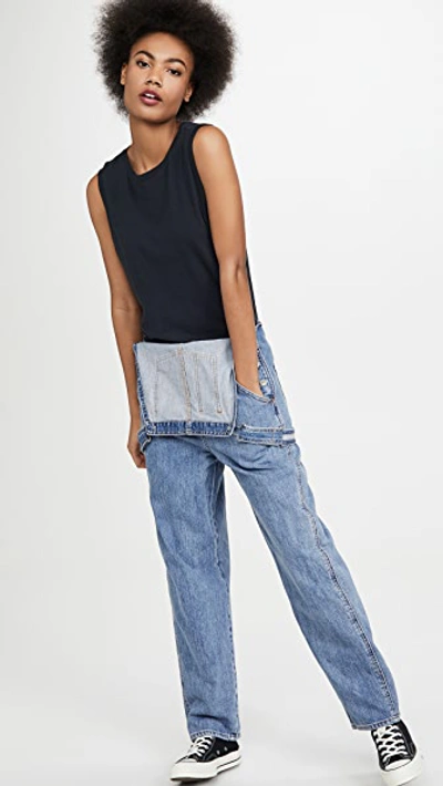 Shop Levi's Vintage Overalls In Dead Stone