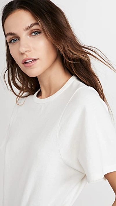 Shop Citizens Of Humanity Cecile Racer T-shirt In Cornsilk