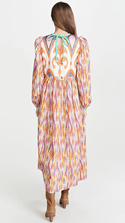 Shop Alix Of Bohemia Tallulah Rainbow Ikat Dress In Multi