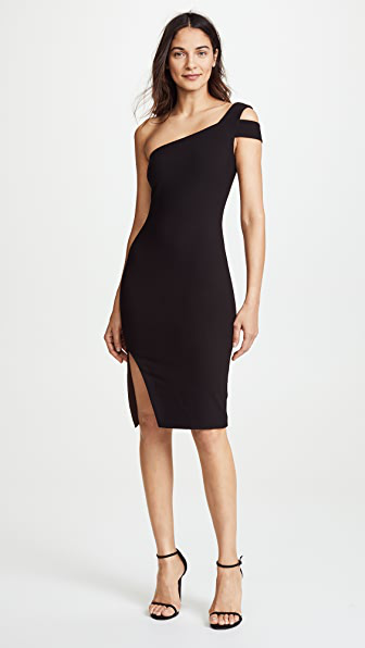 likely one shoulder sheath dress