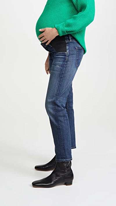 Shop Citizens Of Humanity Maternity Emerson Jeans In Blue Ridge