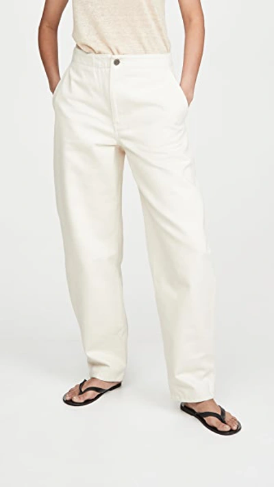 Shop Deveaux Yumi Pants In Natural