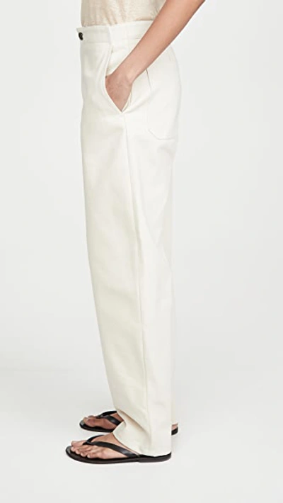 Shop Deveaux Yumi Pants In Natural