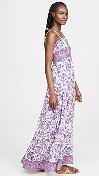 Shop Bell Smocked Maxi Dress In R20-16