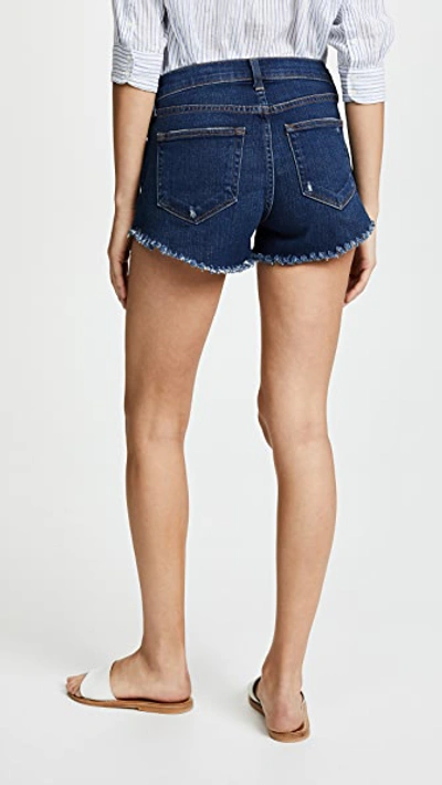 Shop L Agence Zoe Perfect Fit Shorts In Authentique