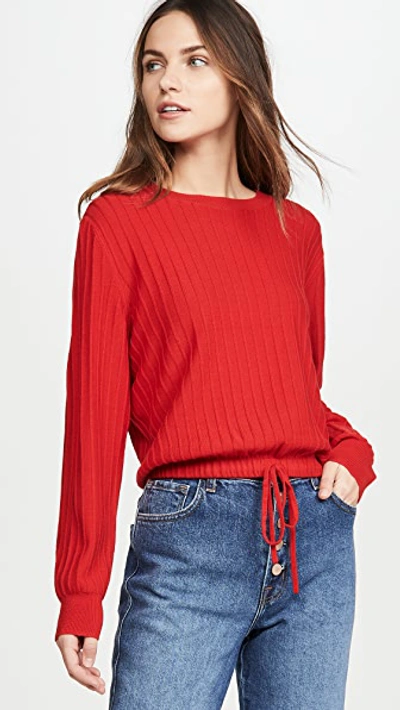 Shop Apc Pull Taeko In Rouge