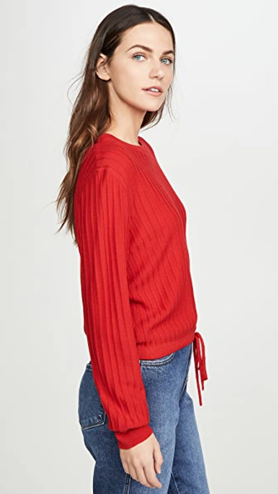 Shop Apc Pull Taeko In Rouge