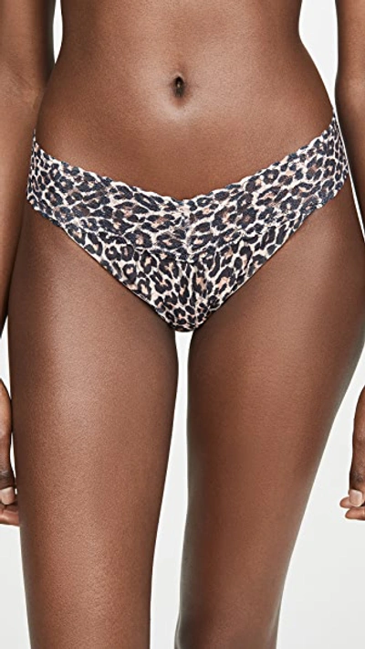 Shop Hanky Panky Classic Leopard Original Rise Thong In Multi