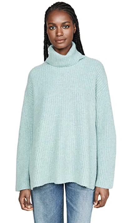Shop Le Kasha Oversize Cashmere Sweater In Green