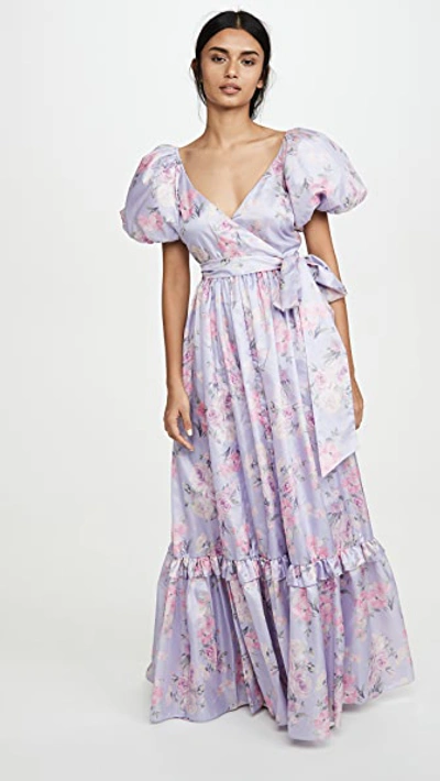 Shop Loveshackfancy Ida Dress In Hibiscus