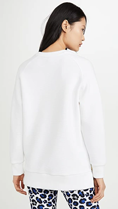 Shop Varley Manning Sweatshirt In White