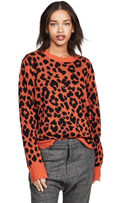 leopard cashmere sweater