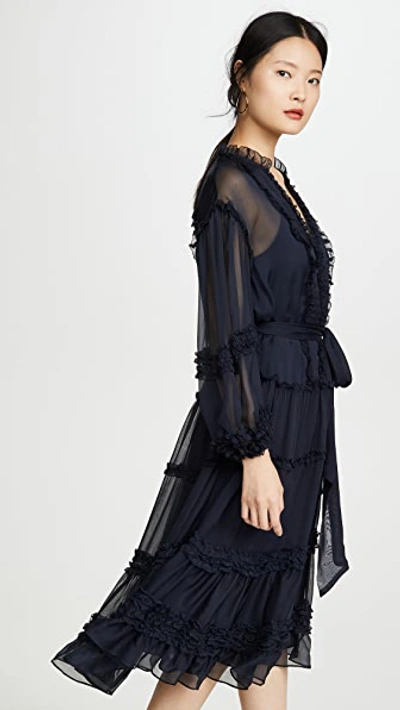 Shop Ulla Johnson Althea Dress In Midnight