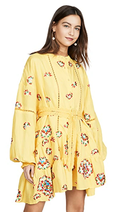 Shop All Things Mochi Valentina Dress In Yellow