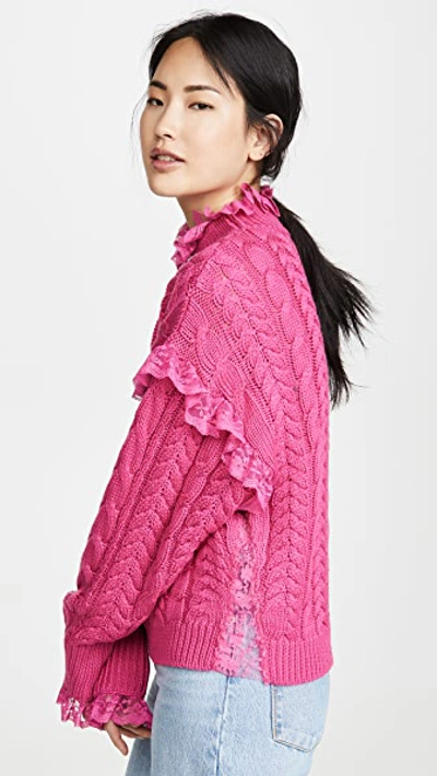 Shop Paper London Iris Sweater In Pink