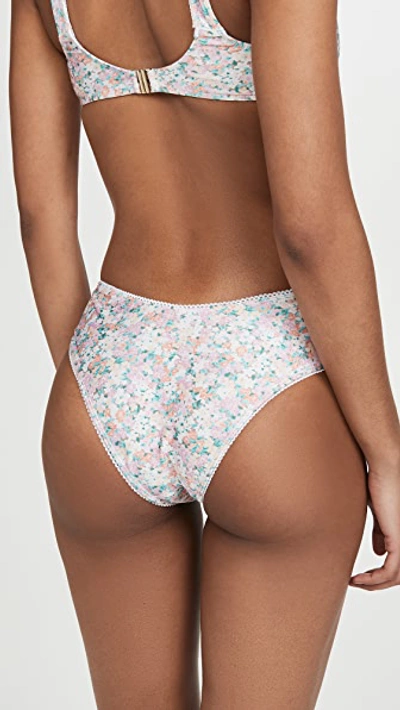 Shop Faithfull The Brand Toulon Bikini Bottoms In Vionette Floral Print