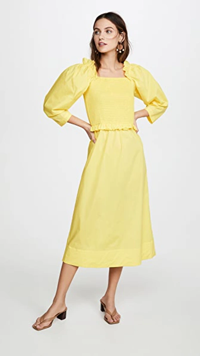 Shop Sea Tabitha Dress In Citron