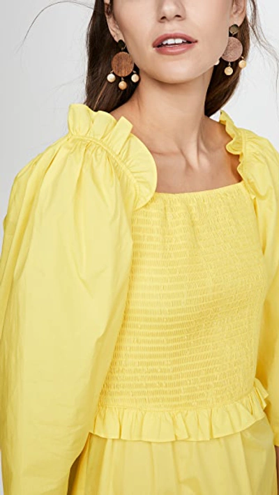 Shop Sea Tabitha Dress In Citron