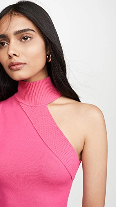 Alice and Olivia Alice + Olivia Kiki Cutout Sleeveless Turtleneck