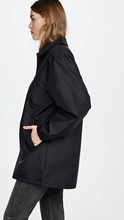 Shop Acne Studios Oscoda Face Print Jacket In Black