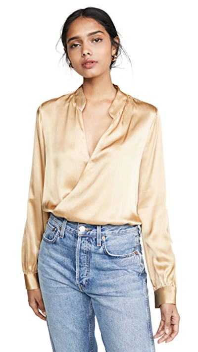 Shop L Agence Marcella Bodysuit In Trench