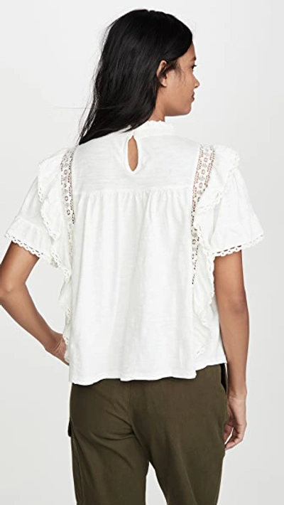 Shop Free People Le Femme Top In Ivory