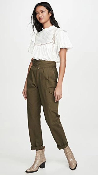 Shop Free People Le Femme Top In Ivory