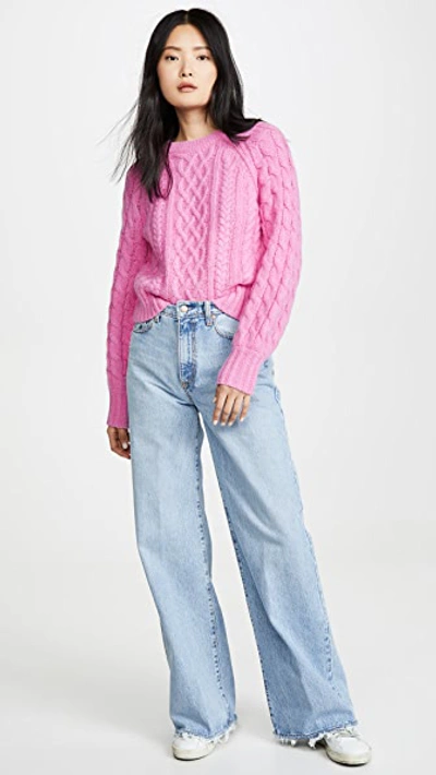 Shop A.l.c Mick Sweater In Bubblegum