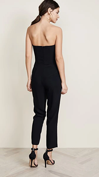 Shop Amanda Uprichard Cherri Jumpsuit In Black