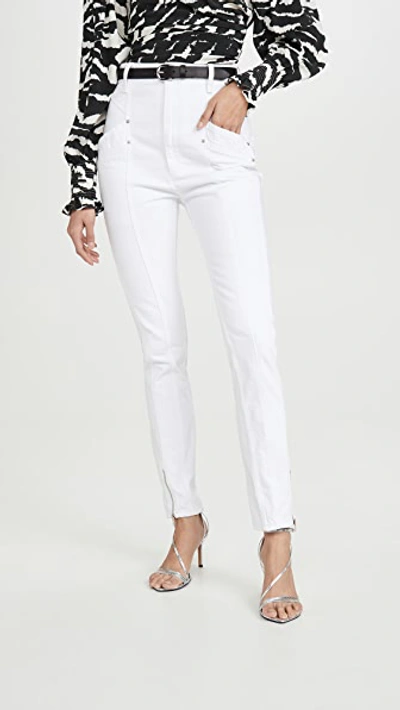 Shop Isabel Marant Kelissa Jeans In White
