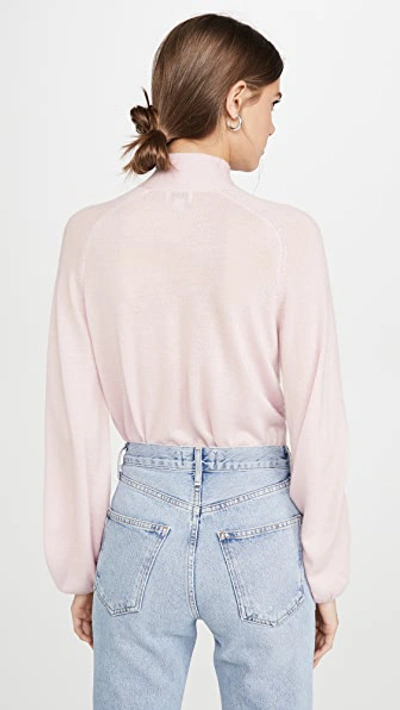 Shop Temperley London Cashmere Chime Knit Top In Royal Pink