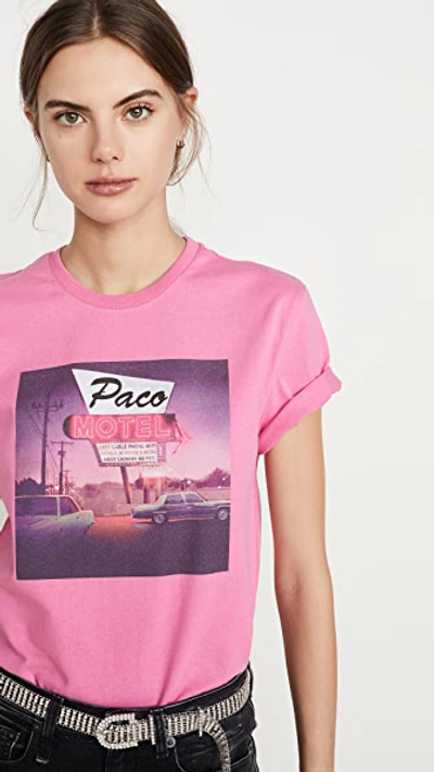Shop Paco Rabanne Las Vegas Tee In Pink