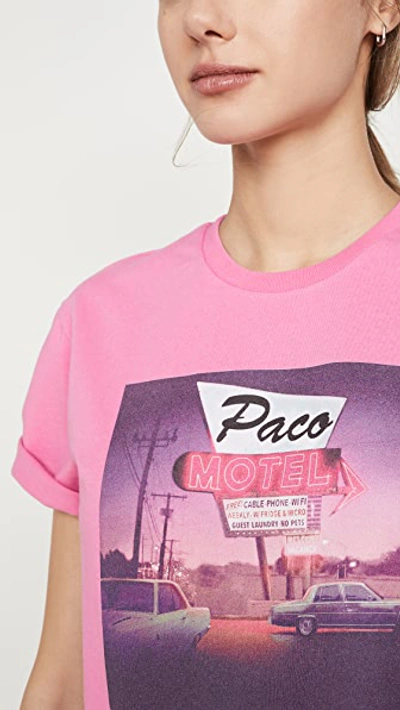 Shop Paco Rabanne Las Vegas Tee In Pink