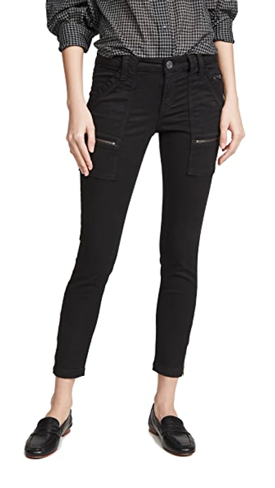 Shop Joie Park Skinny Utility Cargo Pants In Caviar