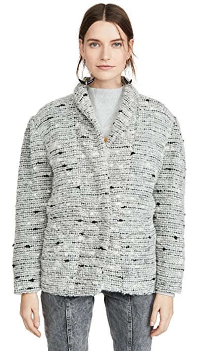 Shop Isabel Marant Étoile Fantsy Jacket In Grey