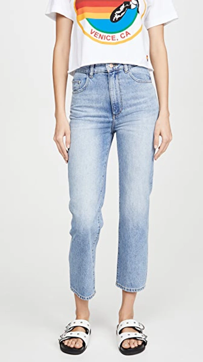 Shop Dl 1961 Jerry High Rise Vintage Straight Jeans In Lakewood