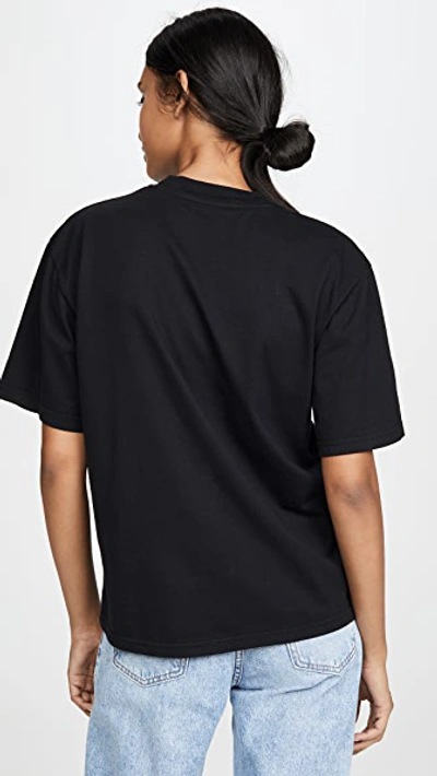 Shop Acne Studios Elyssa Logo T-shirt In Black