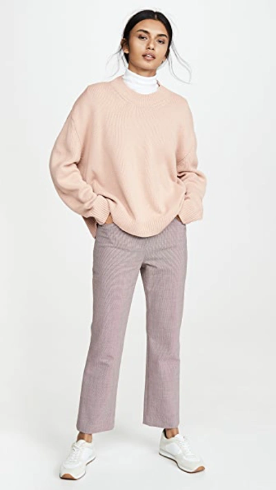Shop Mansur Gavriel Oversized Cashmere Sweater In Rosa