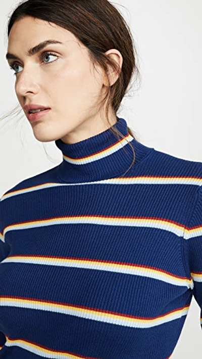 Shop Wrangler Turtleneck In Blue Depths