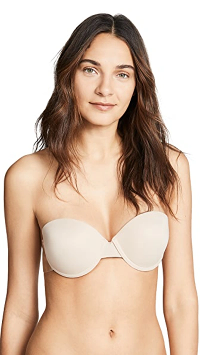 Fashion Forms Go Bare Ultimate Boost Self-adhesive Backless Strapless Push-up Bra In Almond